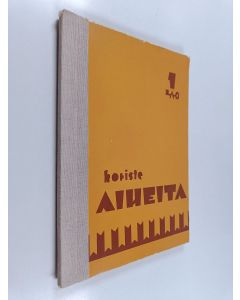 Kirjailijan Waldemar Buhler käytetty kirja Koristeaiheita