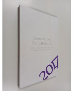 käytetty kirja Suomalainen tiedeakatemia - Vuosikirja 2017