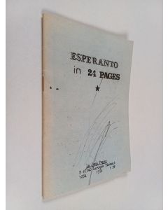 käytetty teos Esperanto in 24 pages