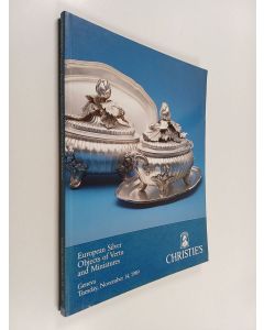 käytetty kirja European Silver Objects of Vertu and Miniatures