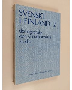 Kirjailijan Max Engman käytetty kirja Svenskt i Finland 2. Demografiska och socialhistoriska studier