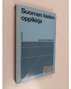 Kirjailijan Salme Sadeniemi käytetty kirja Suomen kielen oppikirja iltaoppikouluja ja aikuisopetusta varten