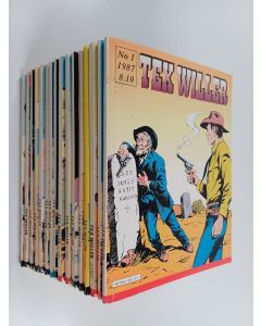 käytetty kirja Tex Willer vuosikerta 1987 (n:o 1-16)