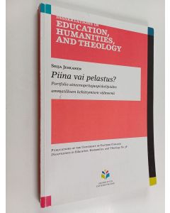 Kirjailijan Seija Jeskanen käytetty kirja Piina vai pelastus? : Portfolio aineenopettajaopiskelijoiden ammatillisen kehittymisen välineenä