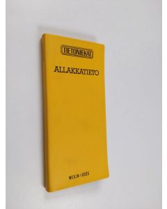 Kirjailijan Heikki Oja käytetty kirja Allakkatieto