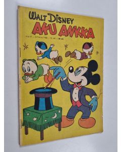 Kirjailijan Walt Disney käytetty teos Aku Ankka 17/1960