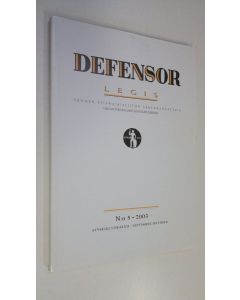 käytetty kirja Defensor legis n:o 5/2003