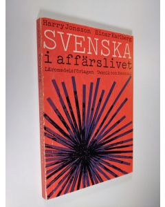 Kirjailijan Harry Jonsson käytetty kirja Svenska i affärslivet