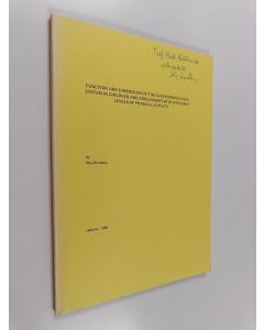 Kirjailijan Stig Sundberg käytetty kirja Function and dimensions of the cardiorespiratory system in children and adolescents with different levels of physical activity