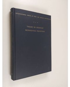 Kirjailijan Norman Levinson & Earl A. Coddington käytetty kirja Theory of Ordinary Differential Equations