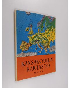 Kirjailijan Arvi Ulvinen käytetty kirja Kansakoulun kartasto