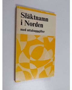 käytetty kirja Släktnamn i Norden : med uttalsuppgifter