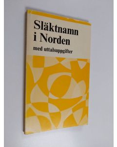 käytetty kirja Släktnamn i Norden : med uttalsuppgifter