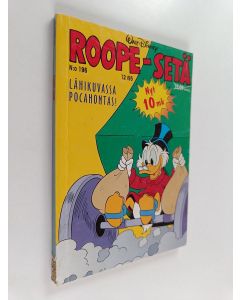 Kirjailijan Walt Disney käytetty kirja Roope-setä 12/95