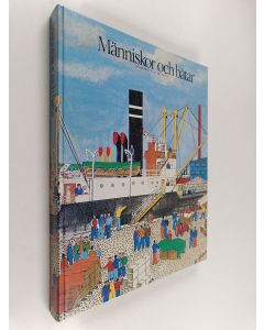 Kirjailijan Thure Malmberg käytetty kirja Människor och båtar