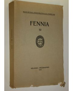 käytetty kirja Fennia 52 / 1931 (nro 1-10)