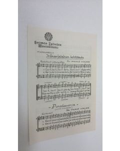 Kirjailijan Paavo Halme käytetty teos Itäkarjalainen kehtolaulu / Punakanerva