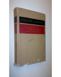 Kirjailijan Axel Rosendahl käytetty kirja Deutsch-finnisches Schulwörterbuch = Saksalais-suomalainen koulusanakirja