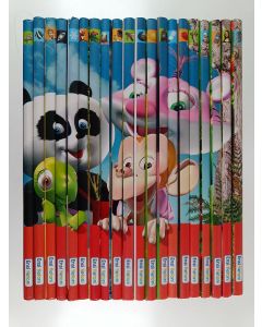 Kirjailijan Stan Cullimore käytetty kirja Ensi tietoni -setti : Muinaiset dinosaurukset ; Aarrejahti meressä ; Jännittävä ihmiskeho ; Seikkailu avaruudessa ; Arvaamaton sää ; Metsän eläimet ; Sademetsän salaisuudet ; Villit viikingit ; Siisti sairaala ; P