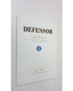 käytetty kirja Defensor legis N:o 2/2007 : Suomen asianajajaliiton äänenkannattaja