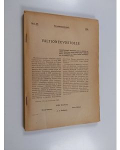 käytetty teos Komisionilta, joka on asetettu antamaan lausuntonsa niistä asioista, joilla on yhteyttä Inarin, Enontekiön ja Utsjoen kuntain verollepanojen ja isojakojen kanssa