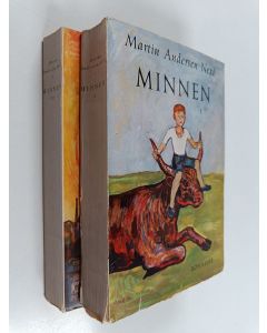 Kirjailijan Martin Andersen Nexö käytetty kirja Minnen 1-2