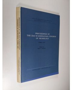 käytetty kirja Proceedings of the 22nd Scandinavian congress of neurology, Turku 1978