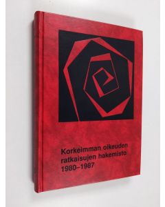 käytetty kirja Korkeimman oikeuden ratkaisujen hakemisto 1980-1987