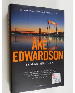 Kirjailijan Åke Edwardson käytetty kirja Nästan död man