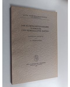 Kirjailijan G. Charpentier käytetty kirja Das Elektroretinogramm Normaler und Hemeraloper Ratten