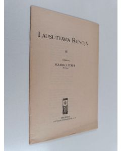 käytetty teos Lausuttavia runoja 2