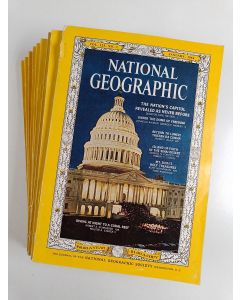 käytetty kirja National geographic vuosikerta 1964 (3 nroa puuttuu)
