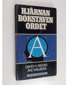 Kirjailijan Åke Hallberg & David H. Ingvar käytetty kirja Hjärnan bokstaven ordet