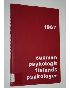 Tekijän Martti ym. Samooja  käytetty kirja Suomen psykologit 1967 = Finlands psykologer 1967