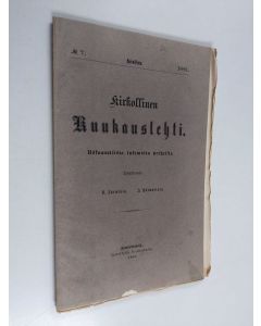 käytetty teos Kirkollinen kuukauslehti 7/1881 : uskonnollista lukemista perheille