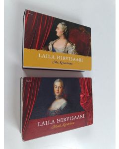 Kirjailijan Laila Hirvisaari käytetty kirja Minä, Katariina ; Me, Keisarinna (2 kirjaa) (miki-painos)