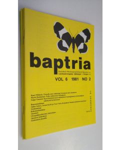 käytetty teos Baptria vol 6 1981 n:o 2-4 : Suomen perhostutkijain seuran tiedotuslehti