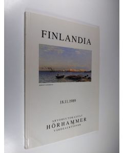 käytetty kirja Finlandia-huutokauppa 18.11.1989