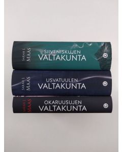 Kirjailijan Sarah J. Maas uusi kirja Valtakunta - trilogia ; Okaruusujen valtakunta ; Usvatuulen valtakunta ; Siiveniskujen valtakunta (UUSI)