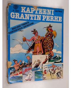 Kirjailijan Jules Verne käytetty kirja Kapteeni Grantin perhe