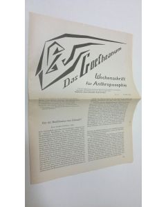 Tekijän Martin Barkhoff  käytetty teos Das Goetheanum nr. 21/1990 : Wochenschrift fur Anthroposophie