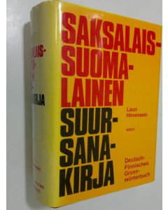 Kirjailijan Lauri Hirvensalo käytetty kirja Saksalais-suomalainen suursanakirja = Deutsch-finnisches Grosswörterbuch