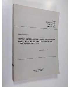 Kirjailijan Ismo Lumijärvi käytetty kirja Henkilöstöohjautumismetodien uusiutumisen ongelmasta historiallis-geneettisen tarkastelun valossa