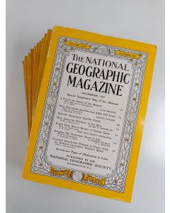 käytetty kirja National geographic vuosikerta 1957