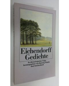 Kirjailijan Hartwig Schultz käytetty kirja Eichendorff Gedichte