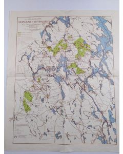 käytetty teos Yleissilmäyskartta Saarijärven hoitoalueesta