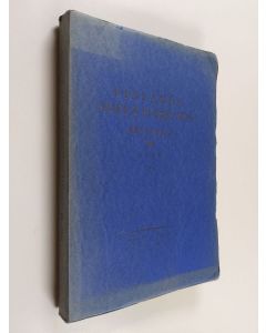 käytetty kirja Finlands Adels Förbunds årsskrift : III. 1928