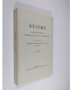 käytetty kirja Suomi : kirjoituksia isänmaallisista aineista 103. osa