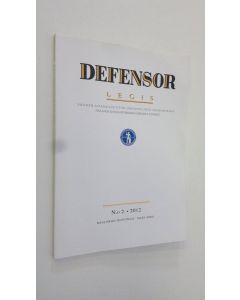 käytetty kirja Defensor legis 2/2012 : Suomen asianajajaliiton äänenkannattaja