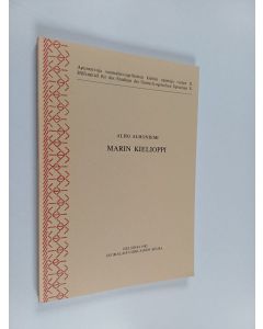 Kirjailijan Alho Alhoniemi käytetty kirja Marin kielioppi